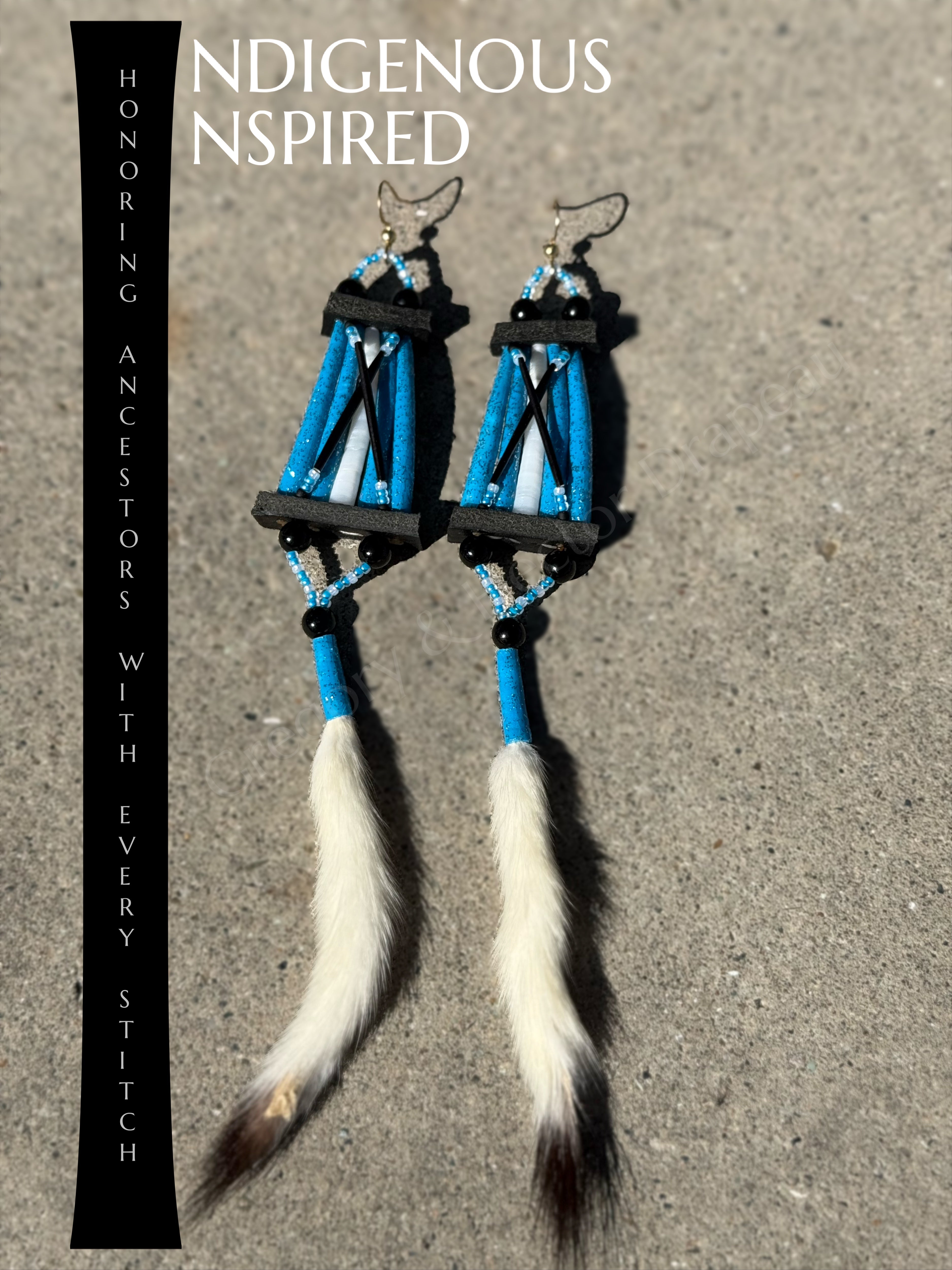 Dentalium Earrings